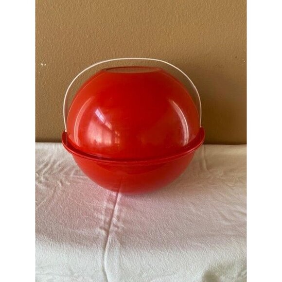 VTG MCM INGRID CHICAGO Party Ball Picnic Camping Set Retro Red Service For 6 - Picture 14 of 16